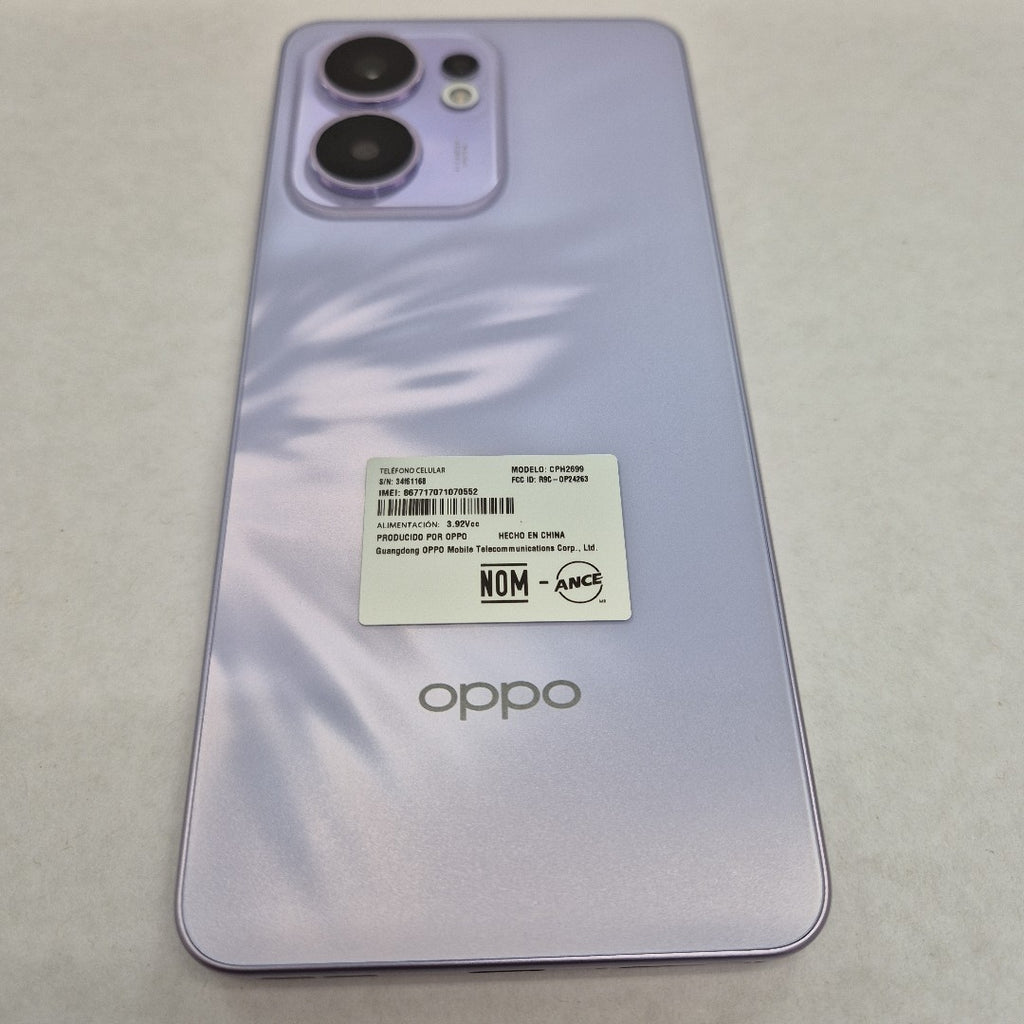 CELULAR OPPO  RENO 13F 5G CPH2699 (2025) 256 GB 12 GB RAM (SEMINUEVO)