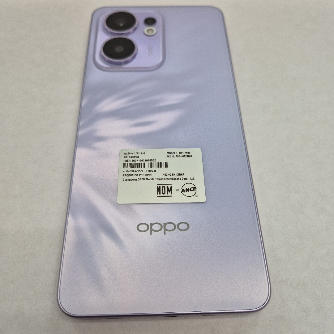 CELULAR OPPO  RENO 13F 5G CPH2699 (2025) 256 GB 12 GB RAM (SEMINUEVO)
