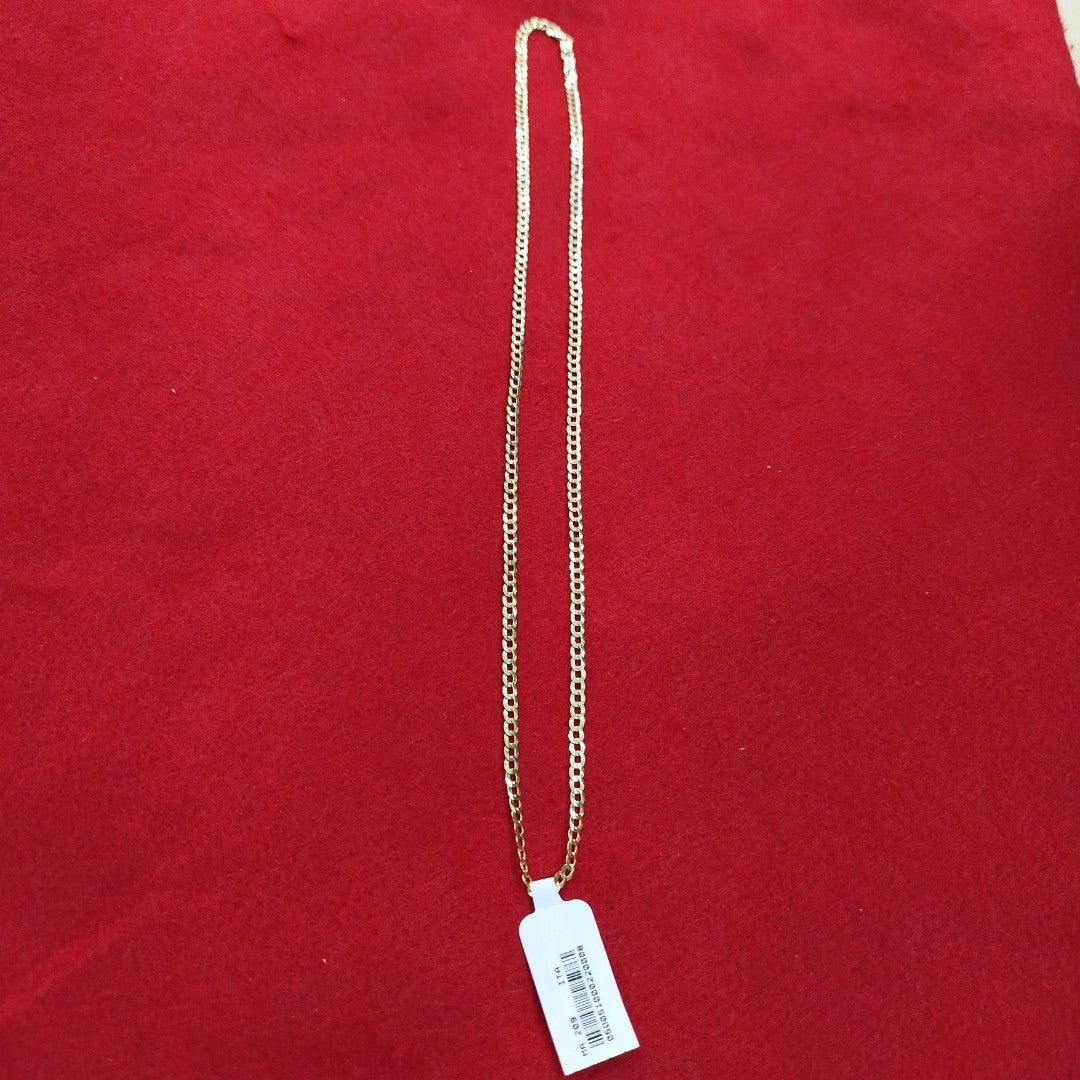CADENAS BARBADA AMARILLA ORO 10K 6.3 (NUEVO)