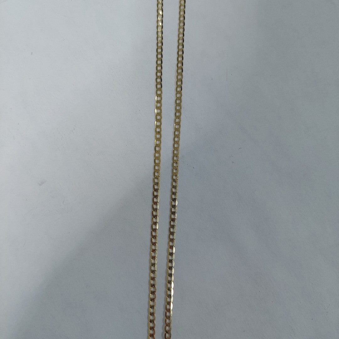 CADENAS BARBADA AMARILLA ORO 14K 3.6 (NUEVO)