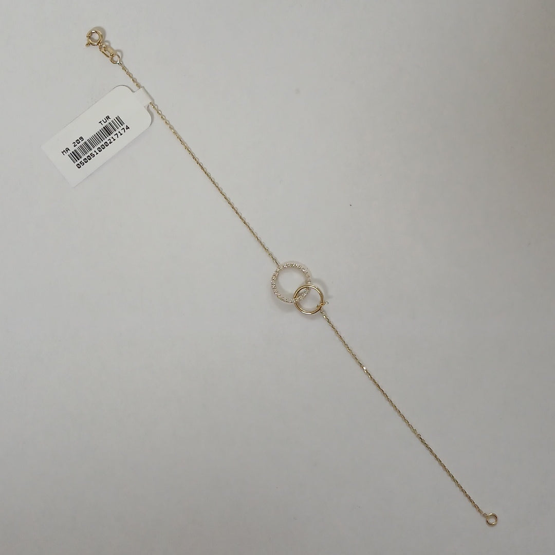 PULSERAS DAMA ORO 14K 1.1 (NUEVO)