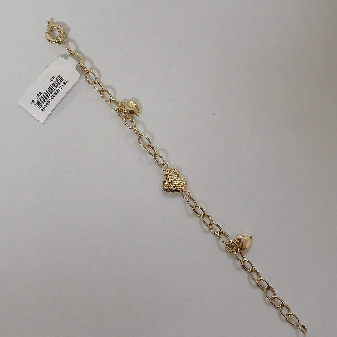 PULSERAS DAMA ORO 14K 3.5 (NUEVO)