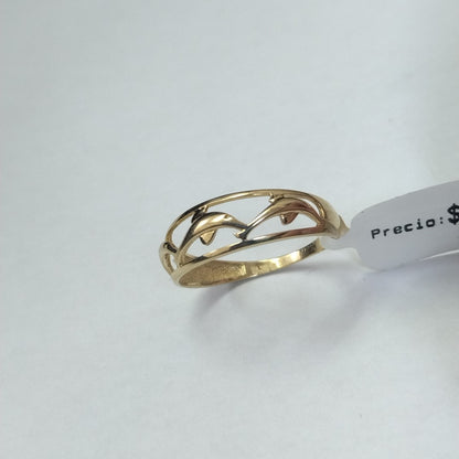 10320ANI16680A402 FRD24 ANILLOS DAMA ORO 10K 1.3GRS (NUEVO)