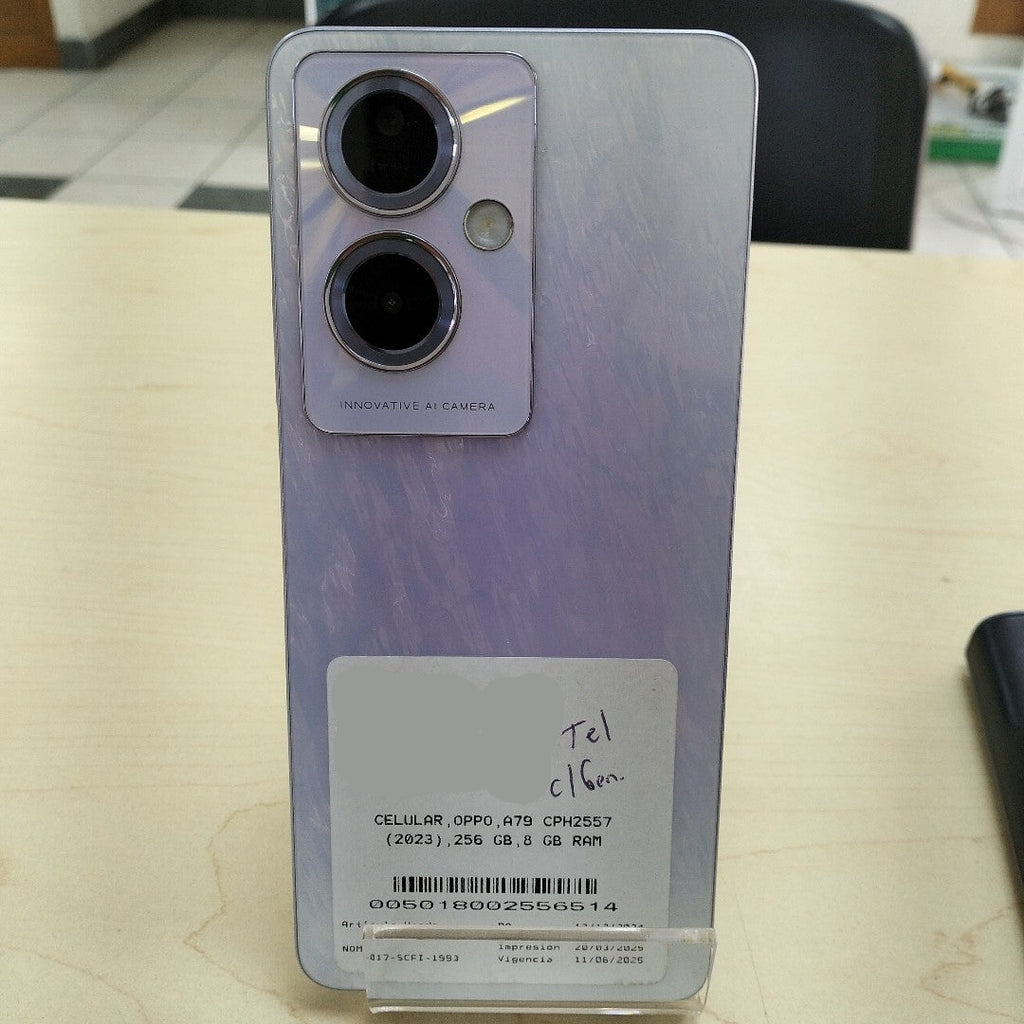 CELULAR OPPO  A79 CPH2557 (2023) 256 GB 8 GB RAM (SEMINUEVO)