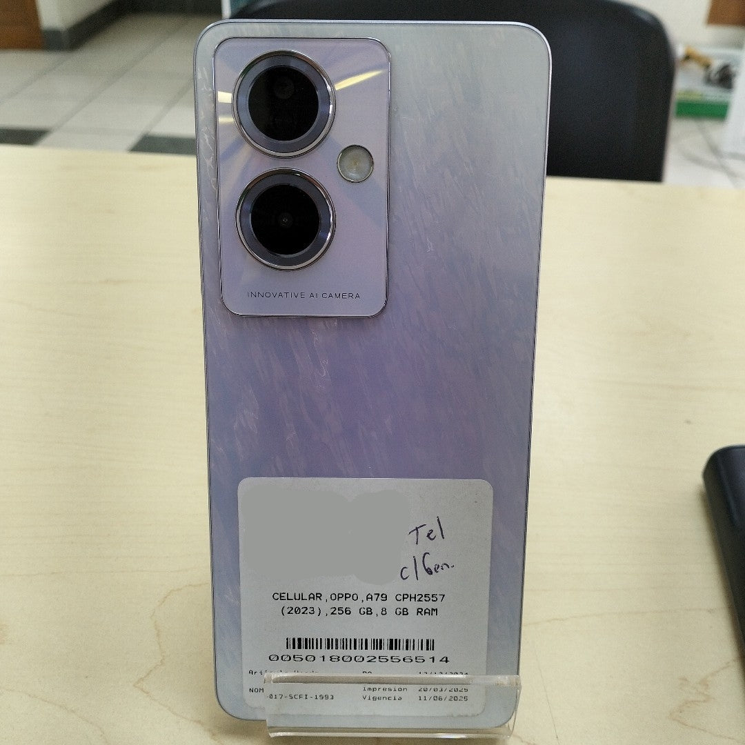 CELULAR OPPO  A79 CPH2557 (2023) 256 GB 8 GB RAM (SEMINUEVO)
