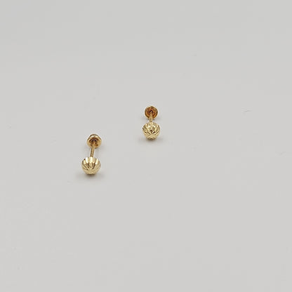 BROQUELES ORO 14K 1 (NUEVO)