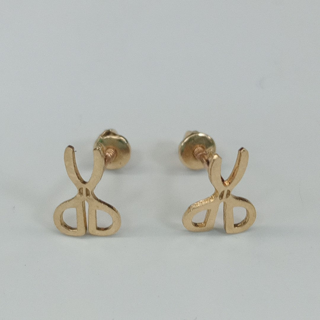 BROQUELES ORO 14K 1 (NUEVO)