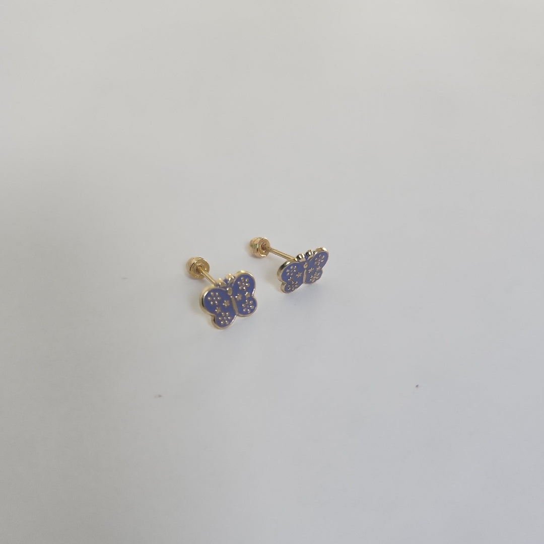 BROQUELES ORO 10K 1 (NUEVO)