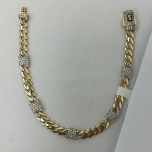 PULSERA MONACO ORO 14K 7 (NUEVO)