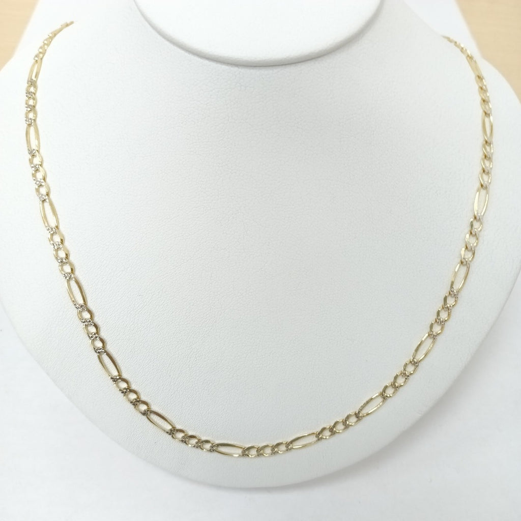 CADENAS CARTIER 3*1 DIAMANTADA ORO 10K 11.4 (NUEVO)