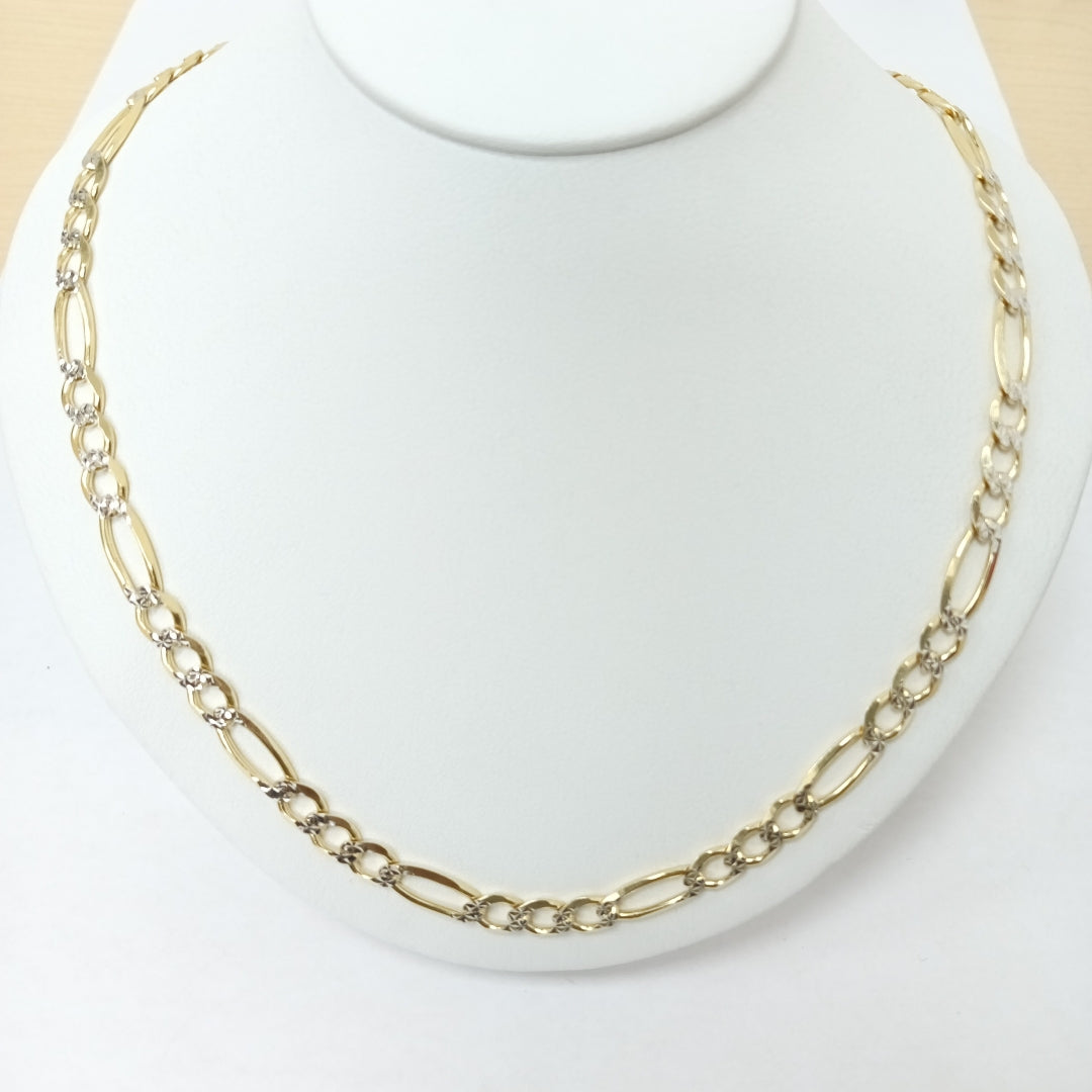 CADENAS CARTIER 3*1 DIAMANTADA ORO 10K 27.3 (NUEVO)