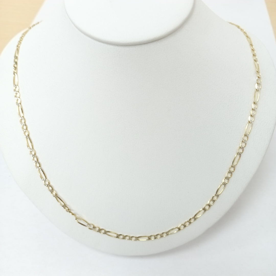 CADENAS CARTIER 3*1 DIAMANTADA ORO 10K 6.1 (NUEVO)