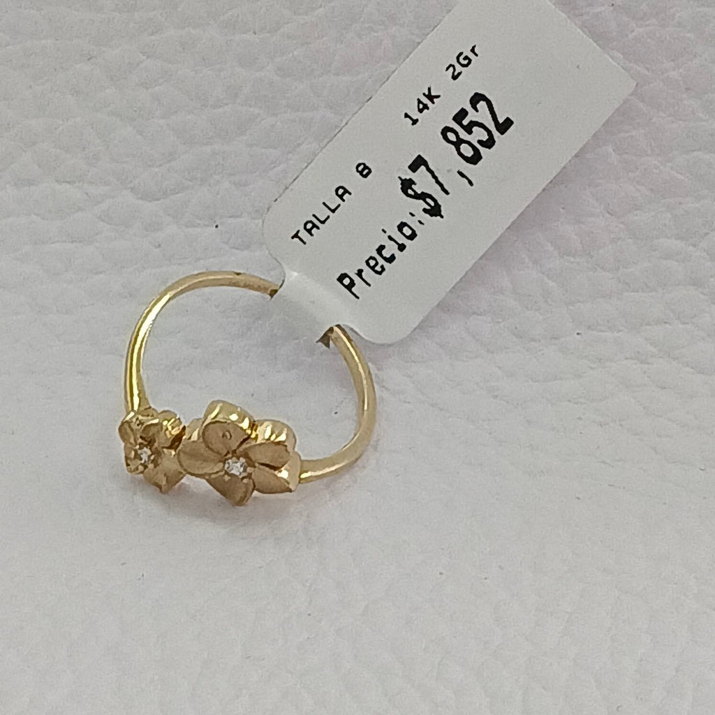 ANILLOS DAMA ORO 14K 2 (NUEVO)