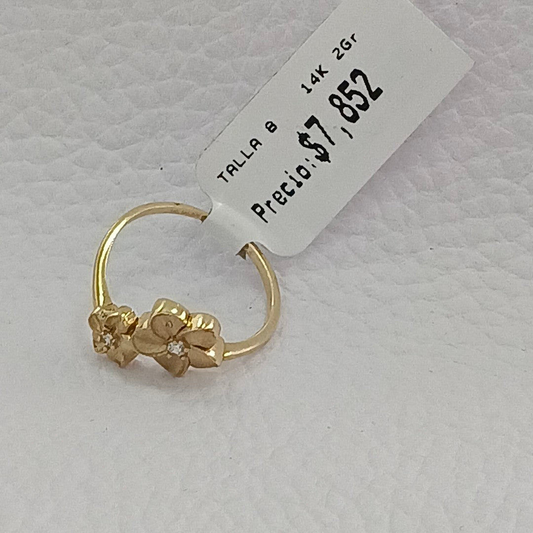 ANILLOS DAMA ORO 14K 2 (NUEVO)