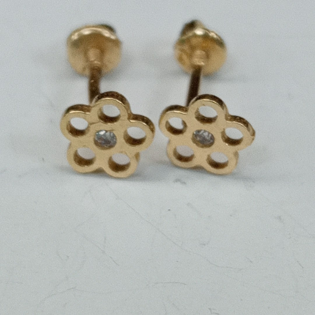 BROQUELES ORO 14K 1 (NUEVO)