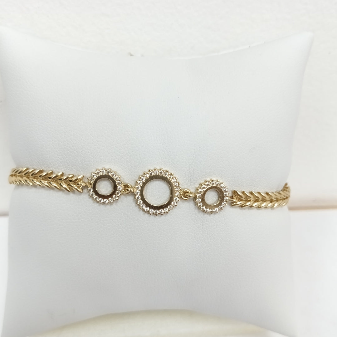 PULSERAS DAMA ORO 14K 4.7 (NUEVO)