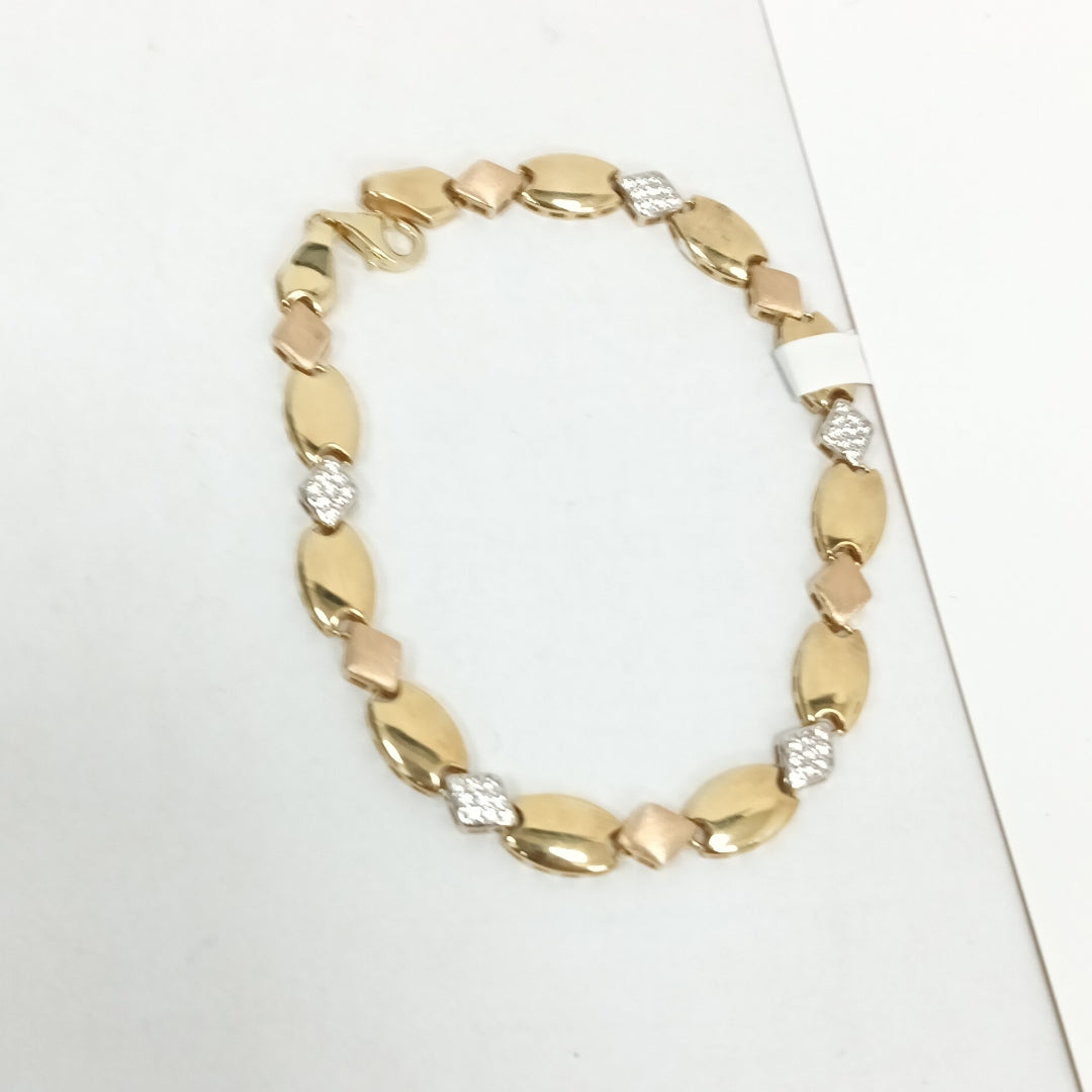 PULSERAS DAMA ORO 14K 5.6 (NUEVO)