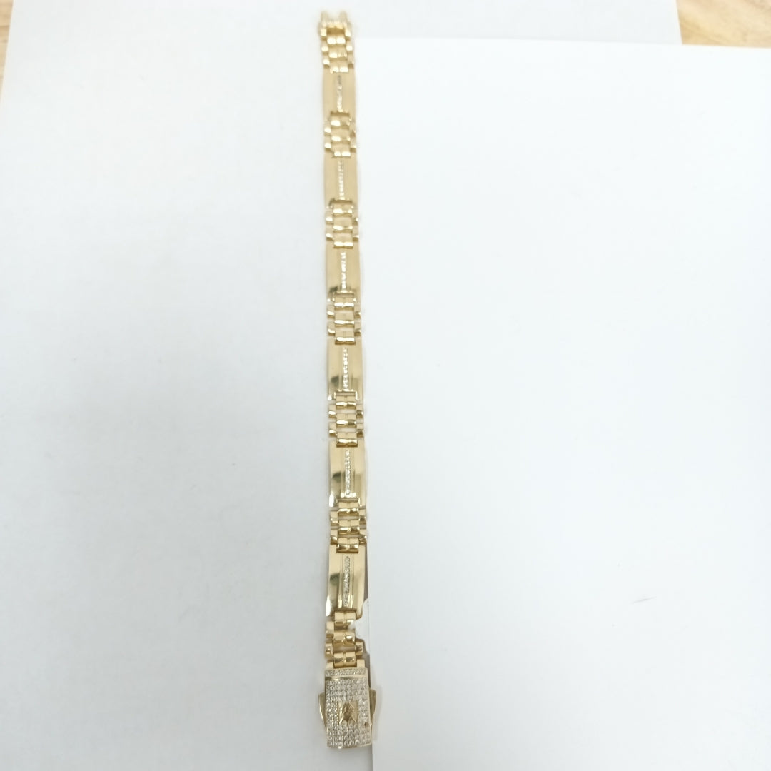 PULSERAS CABALLERO ORO 14K 21.6 (NUEVO)