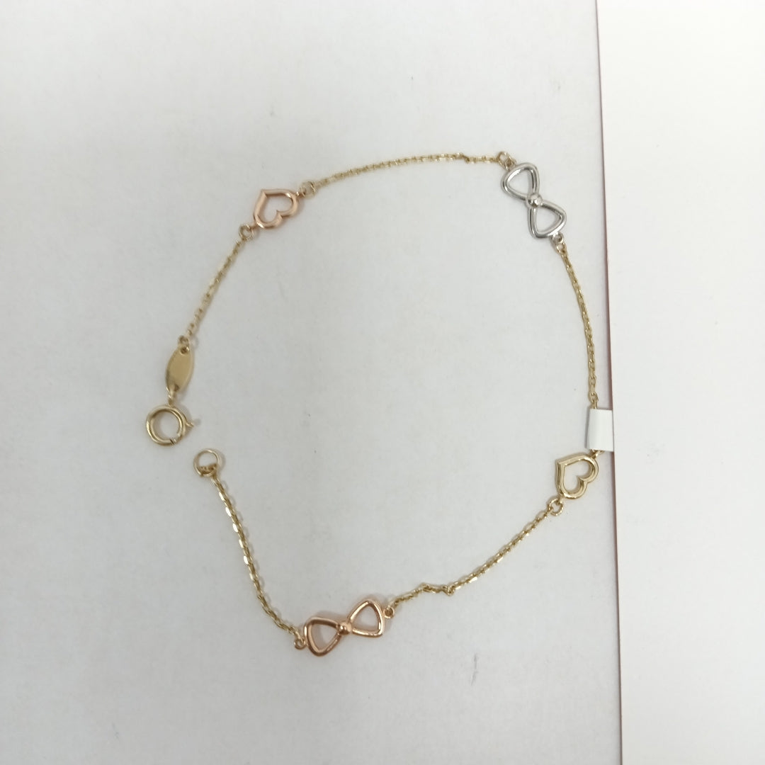 PULSERAS DAMA ORO 14K 1.3 (NUEVO)