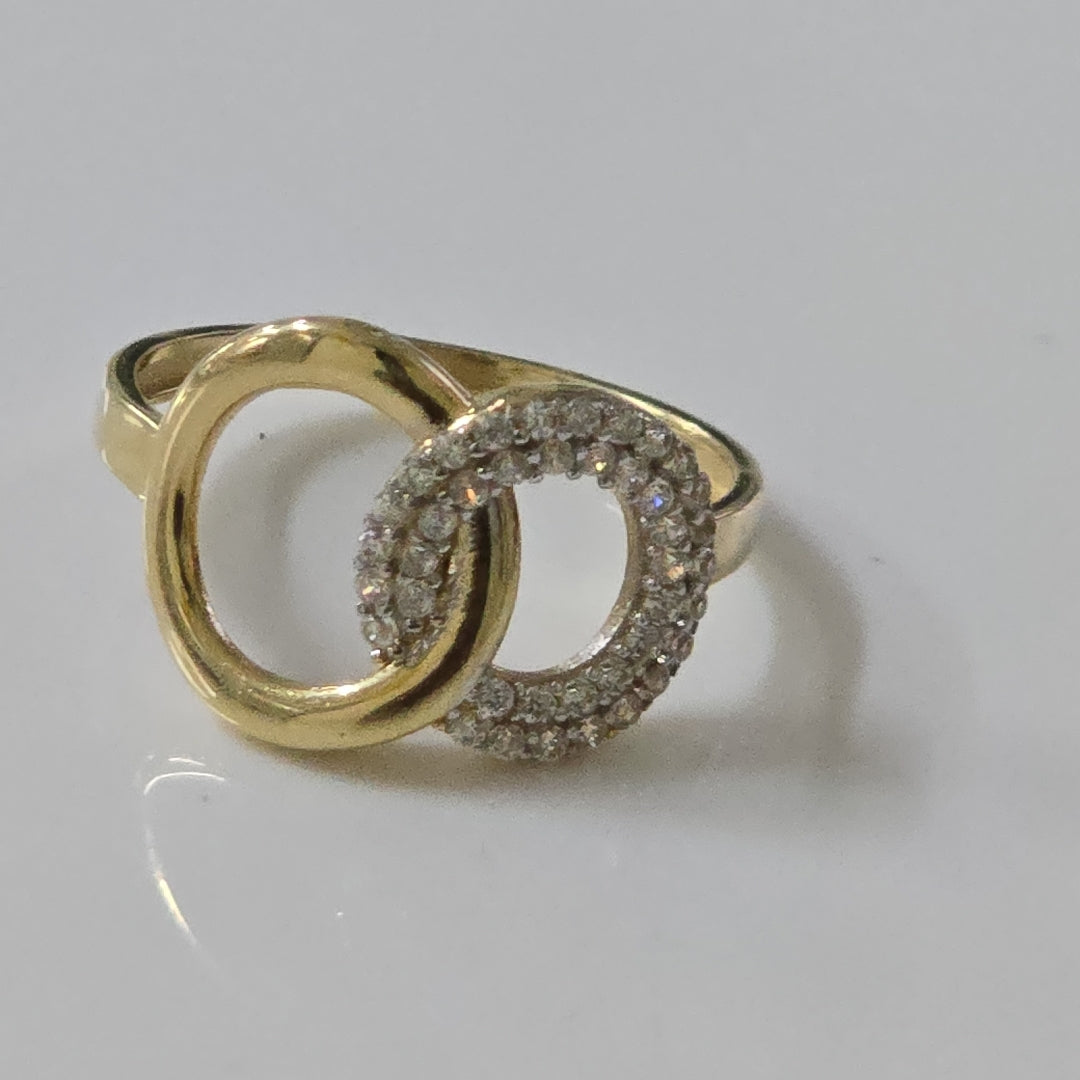 ANILLOS DAMA ORO 14K 2 (NUEVO)