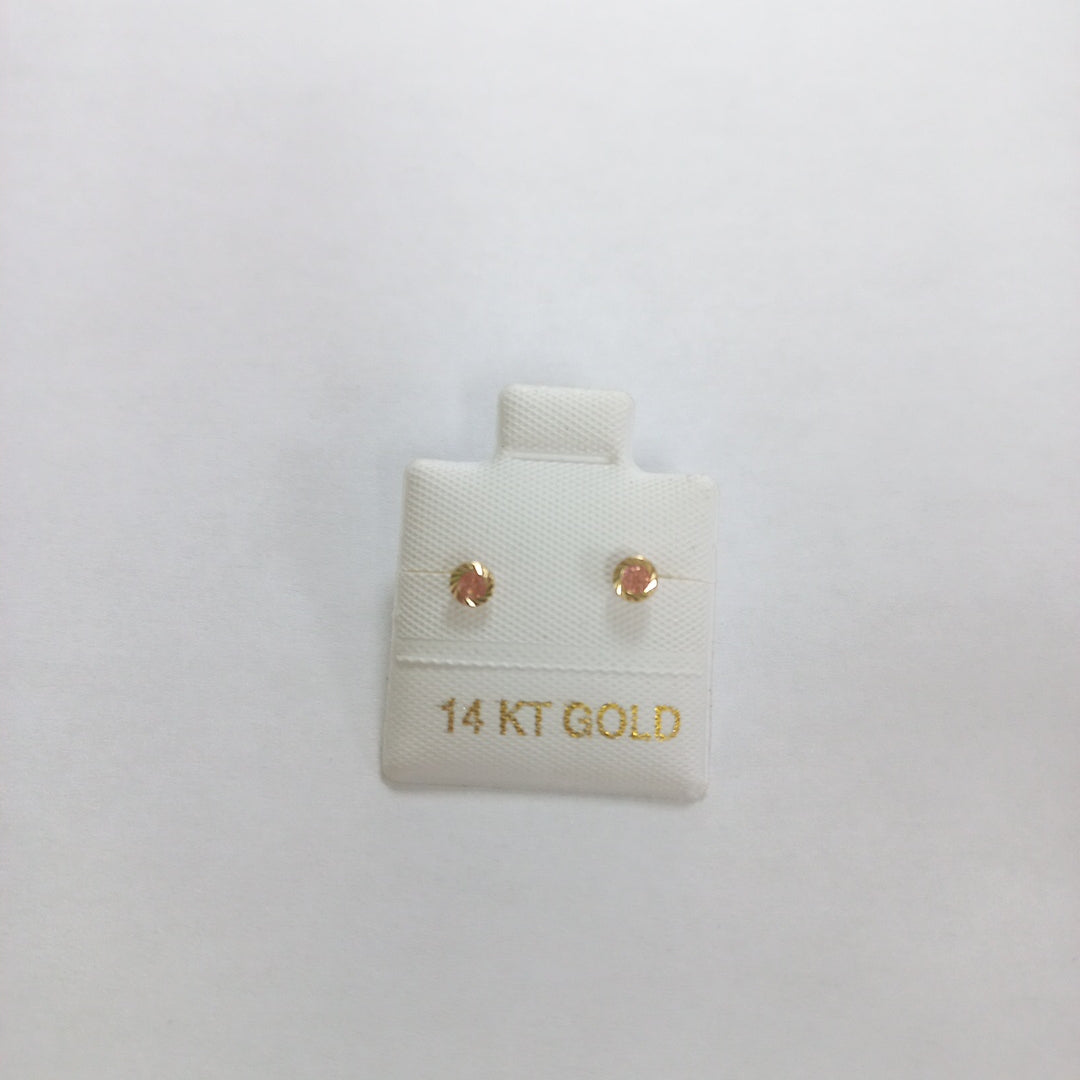 BROQUELES ORO 14K 1 (NUEVO)