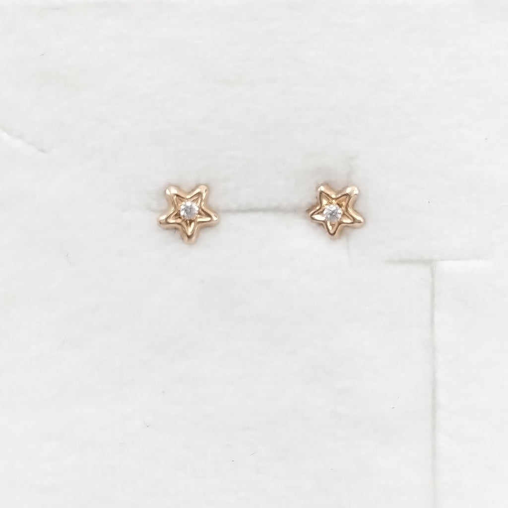 BROQUELES ORO 14K 1 (NUEVO)