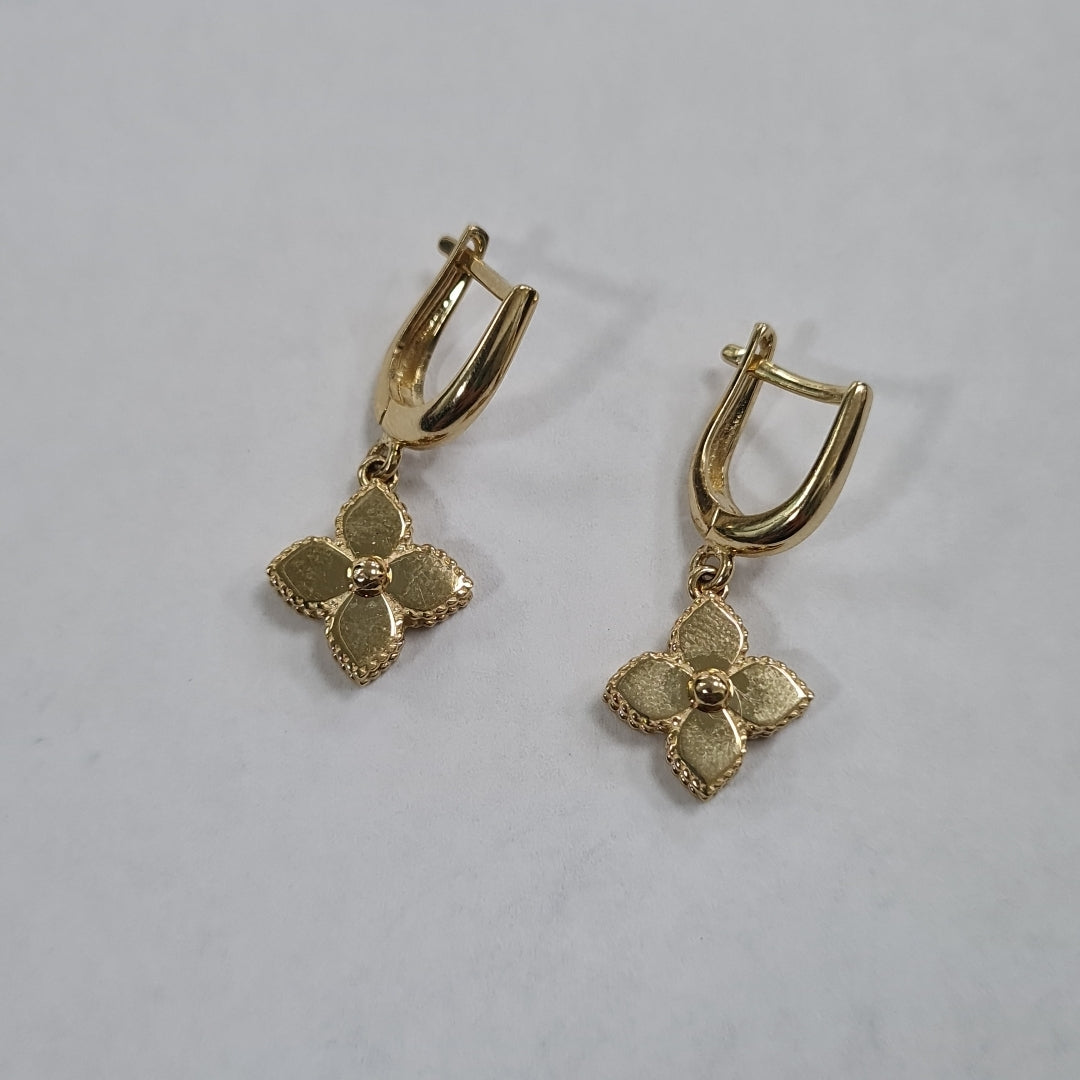 BROQUELES ORO 14K 3.2 (NUEVO)