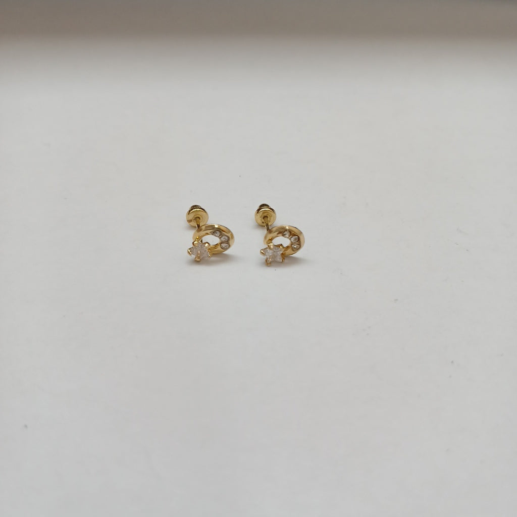 BROQUELES ORO 10K 1 (NUEVO)