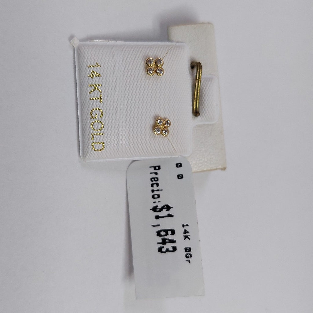 BROQUELES ORO 14K 1 (NUEVO)