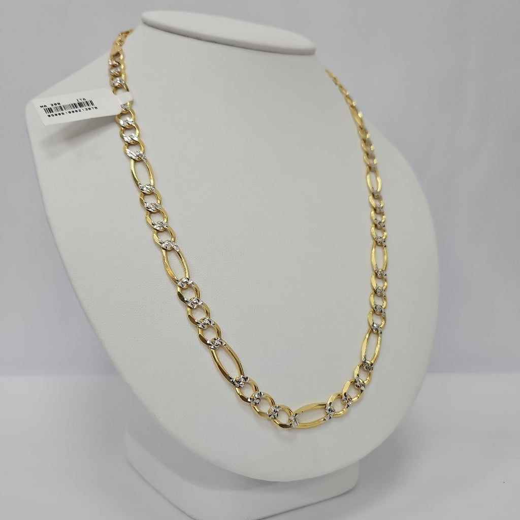 CADENAS CARTIER 3*1 DIAMANTADA ORO 14K 38.5 (NUEVO)