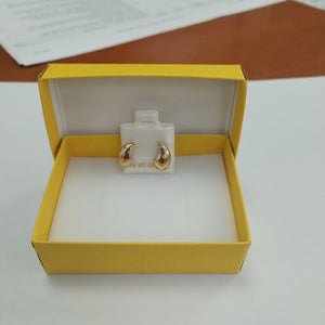 BROQUELES ORO 14K 2.1 (NUEVO)
