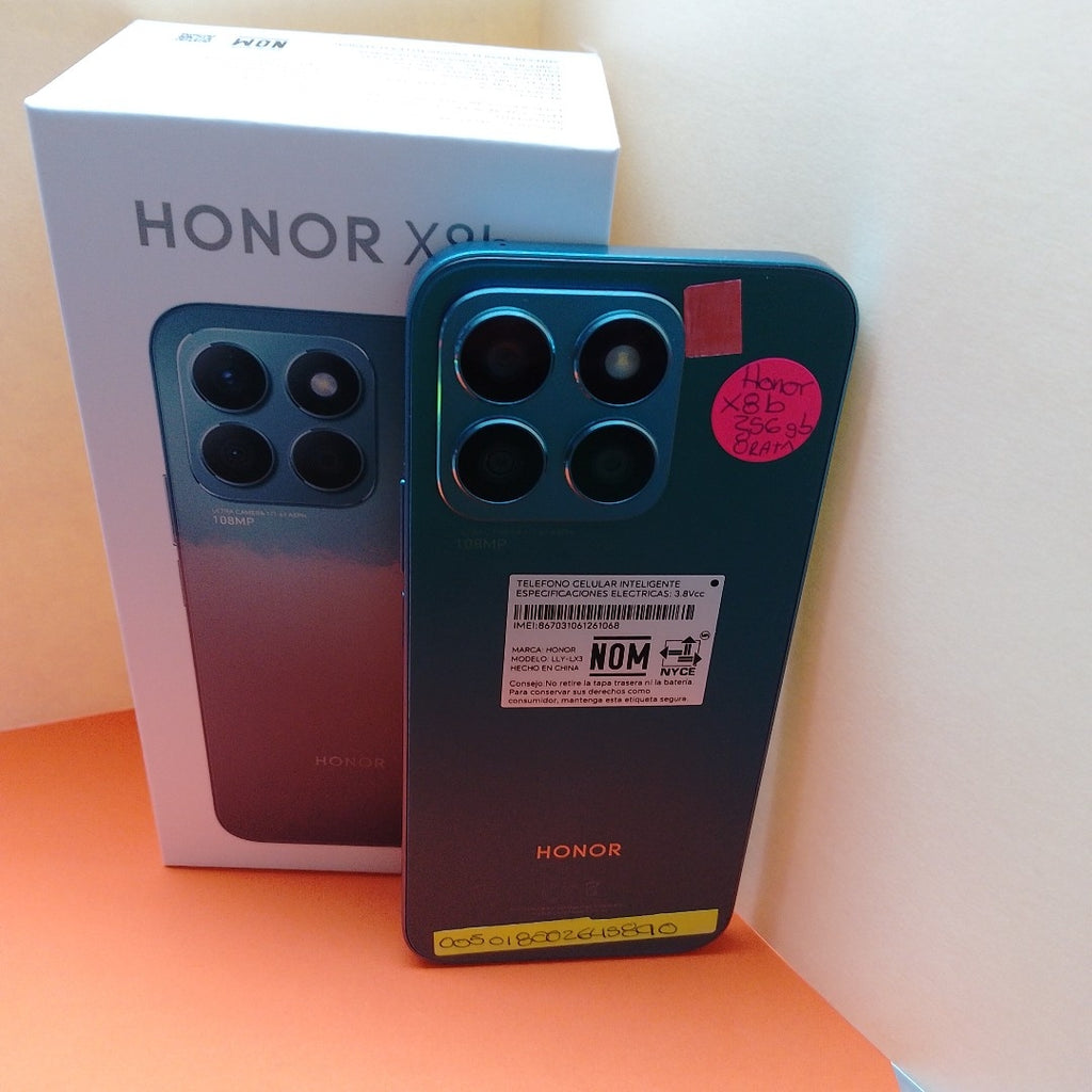 CELULAR HONOR X8B LLY-LX3 (2023) 256 GB 8 GB RAM (SEMINUEVO)