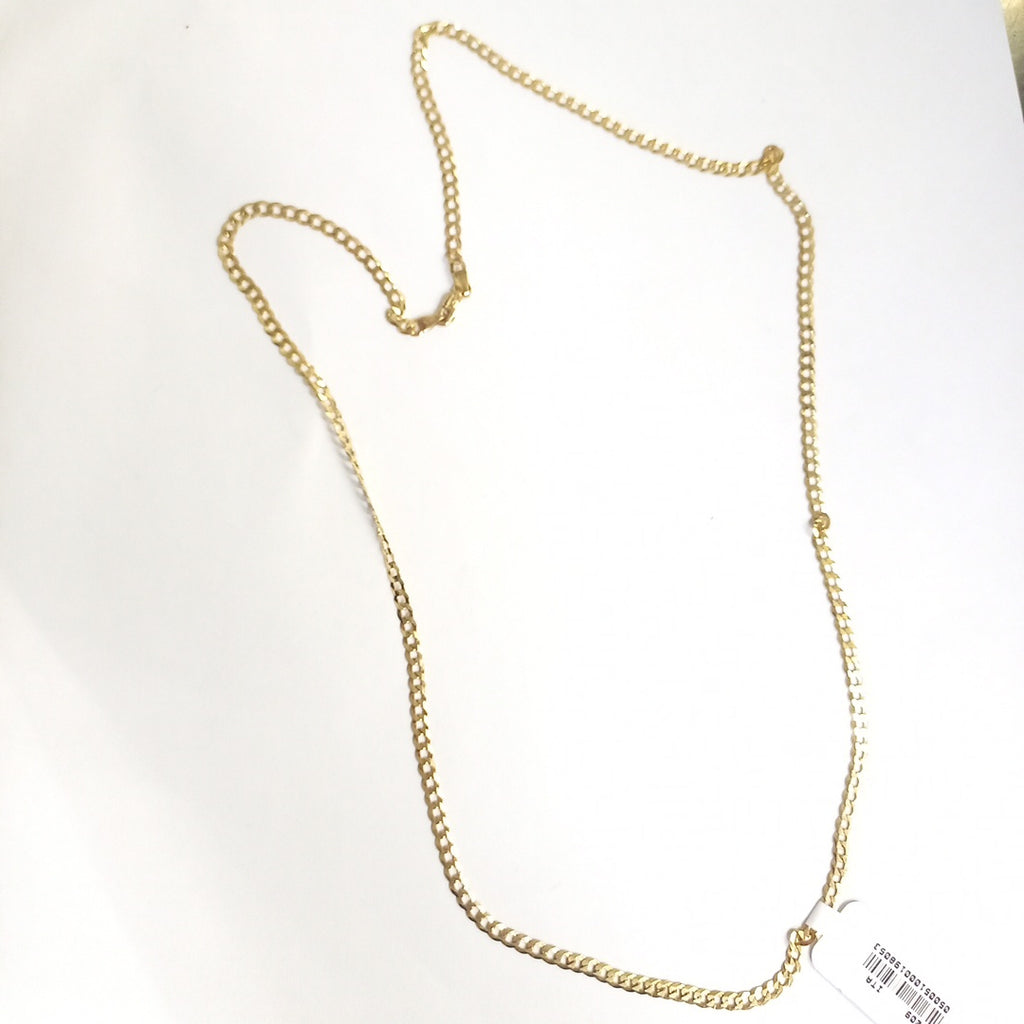 CADENAS BARBADA AMARILLA ORO 14K 7.2 (NUEVO)