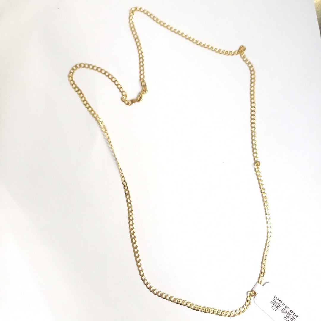 CADENAS BARBADA AMARILLA ORO 14K 7.2 (NUEVO)