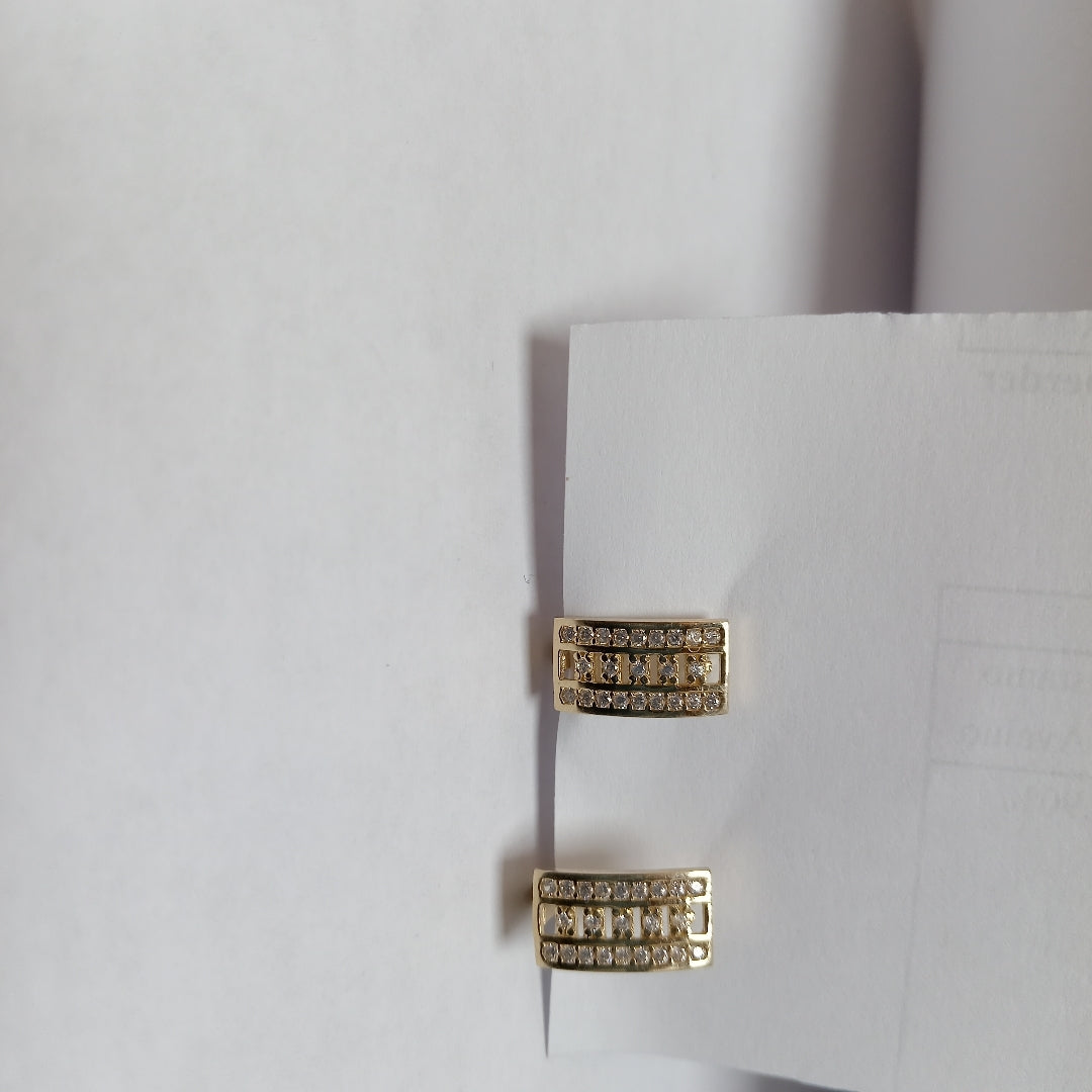 BROQUELES ORO 14K 2.2 (NUEVO)