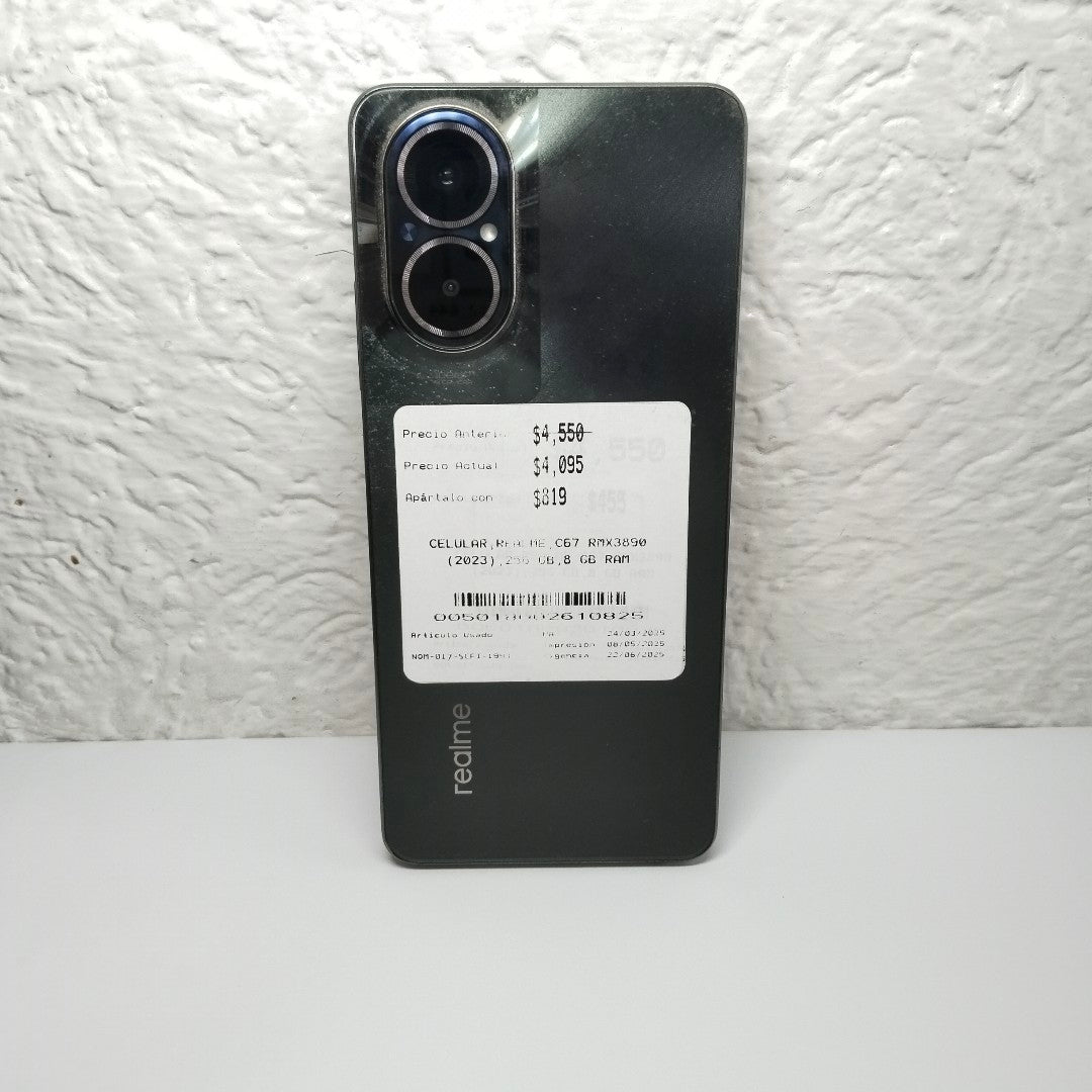 CELULAR REALME C67 RMX3890 (2023) 256 GB 8 GB RAM