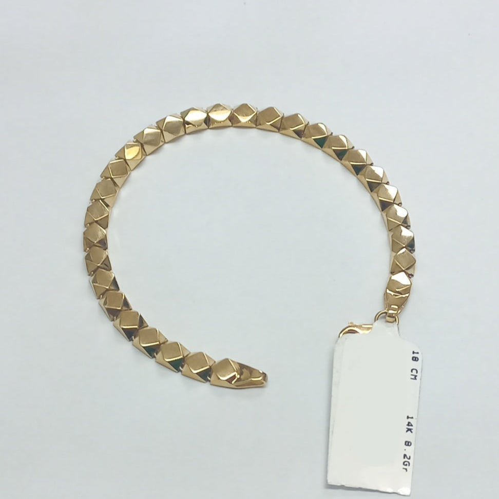 PULSERAS DAMA ORO 14K 8.2 (NUEVO)