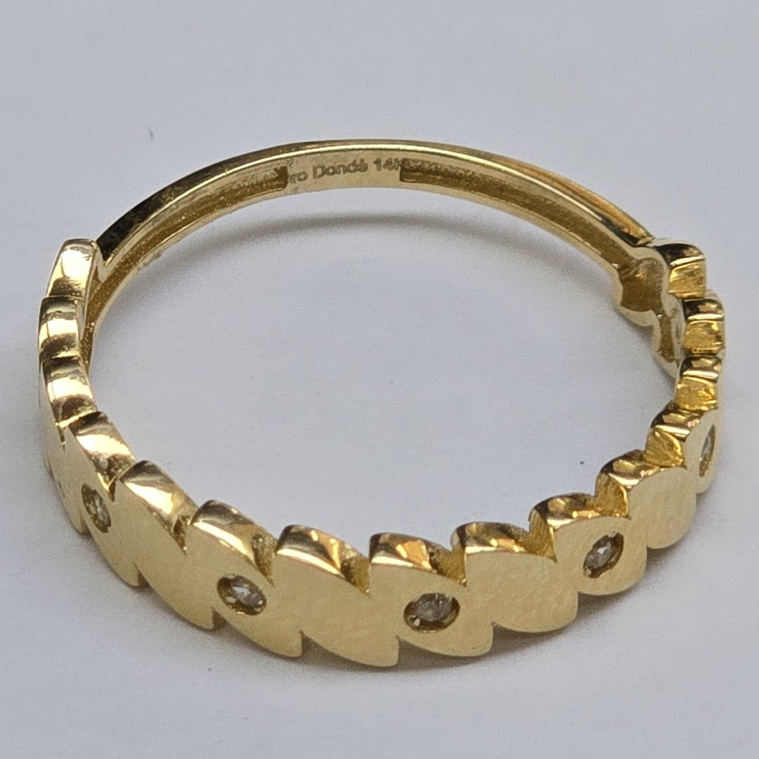 ANILLOS DAMA ORO 14K 1.5 (NUEVO)