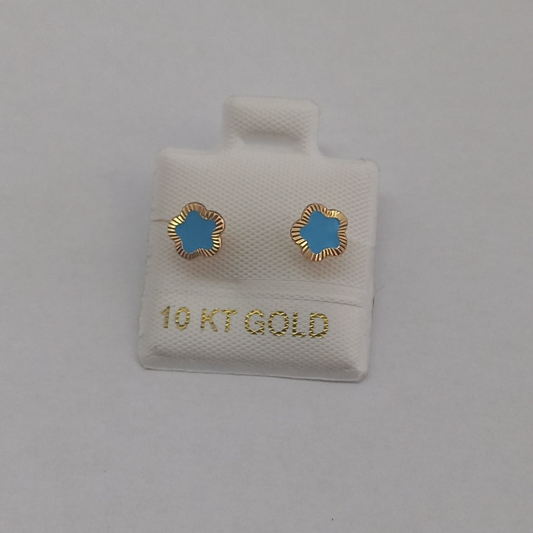 BROQUELES ORO 10K 1 (NUEVO)