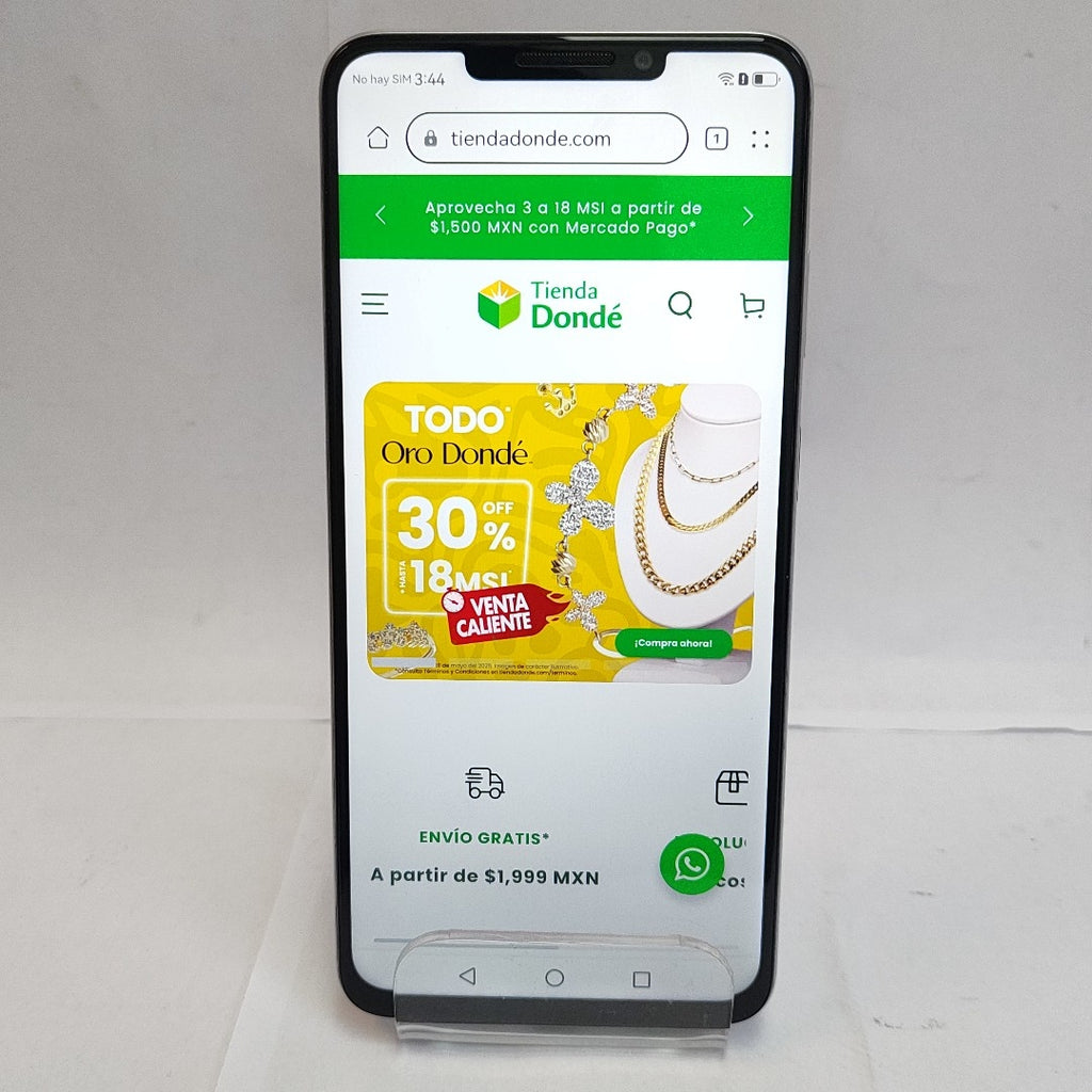 CELULAR HUAWEI NOVA Y91 STG-LX2 128 GB 8 GB RAM (SEMINUEVO)