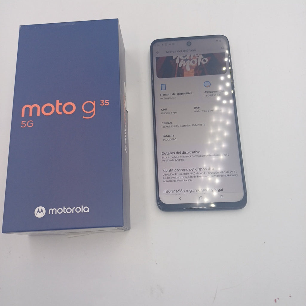 CELULAR MOTOROLA MOTO G35 5G XT2433-2 256 GB 4 GB RAM (SEMINUEVO)