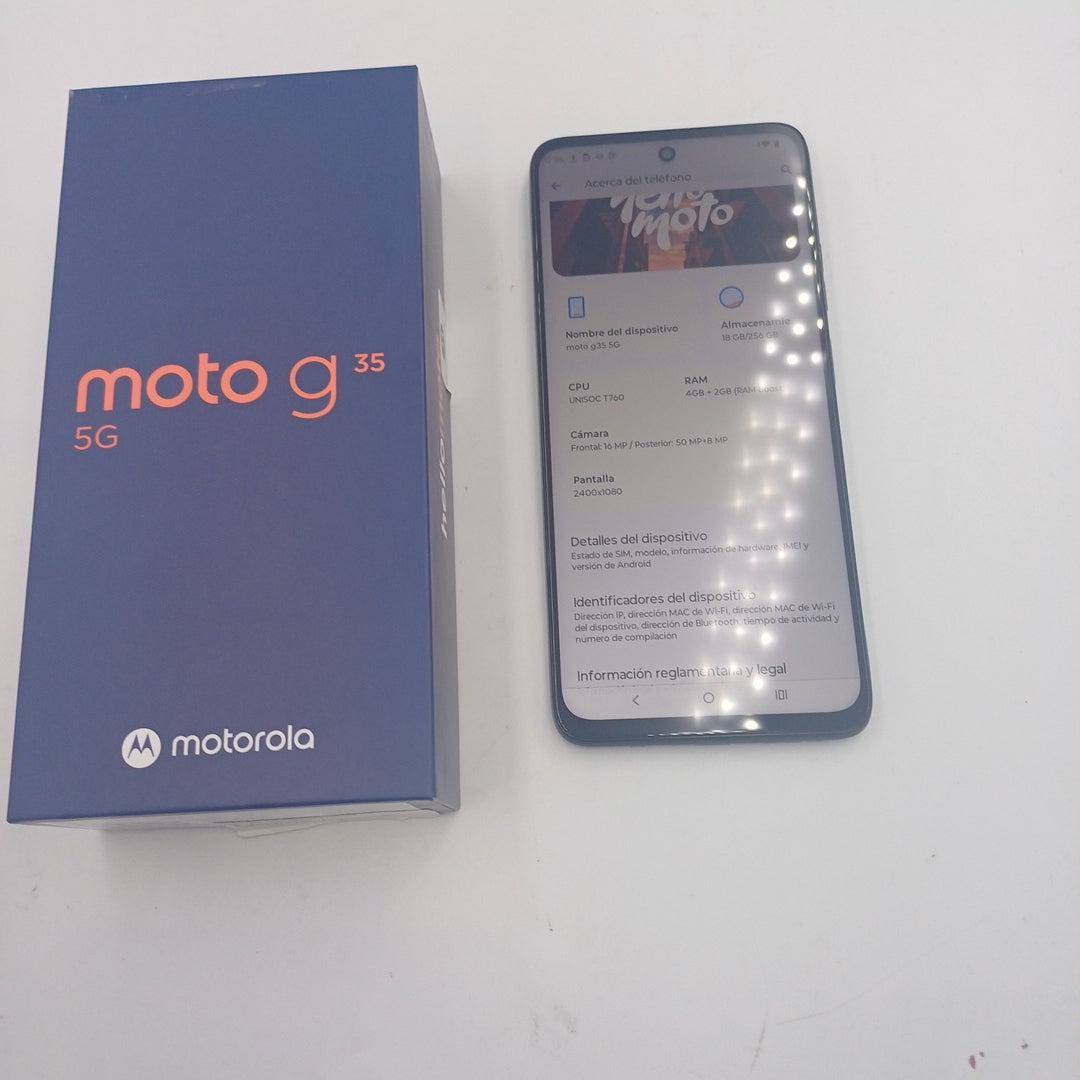 CELULAR MOTOROLA MOTO G35 5G XT2433-2 256 GB 4 GB RAM (SEMINUEVO)