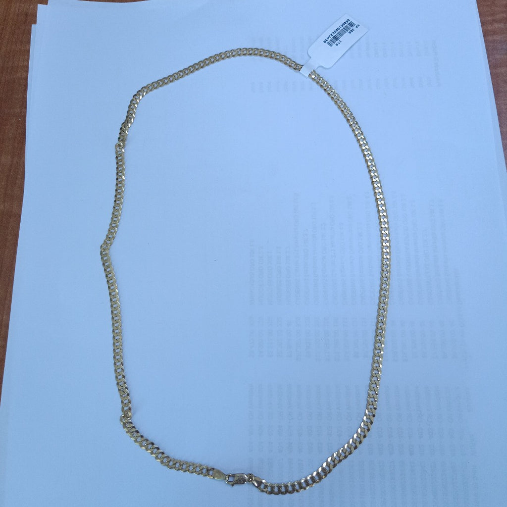 CADENAS BARBADA AMARILLA ORO 10K 10.6 (NUEVO)