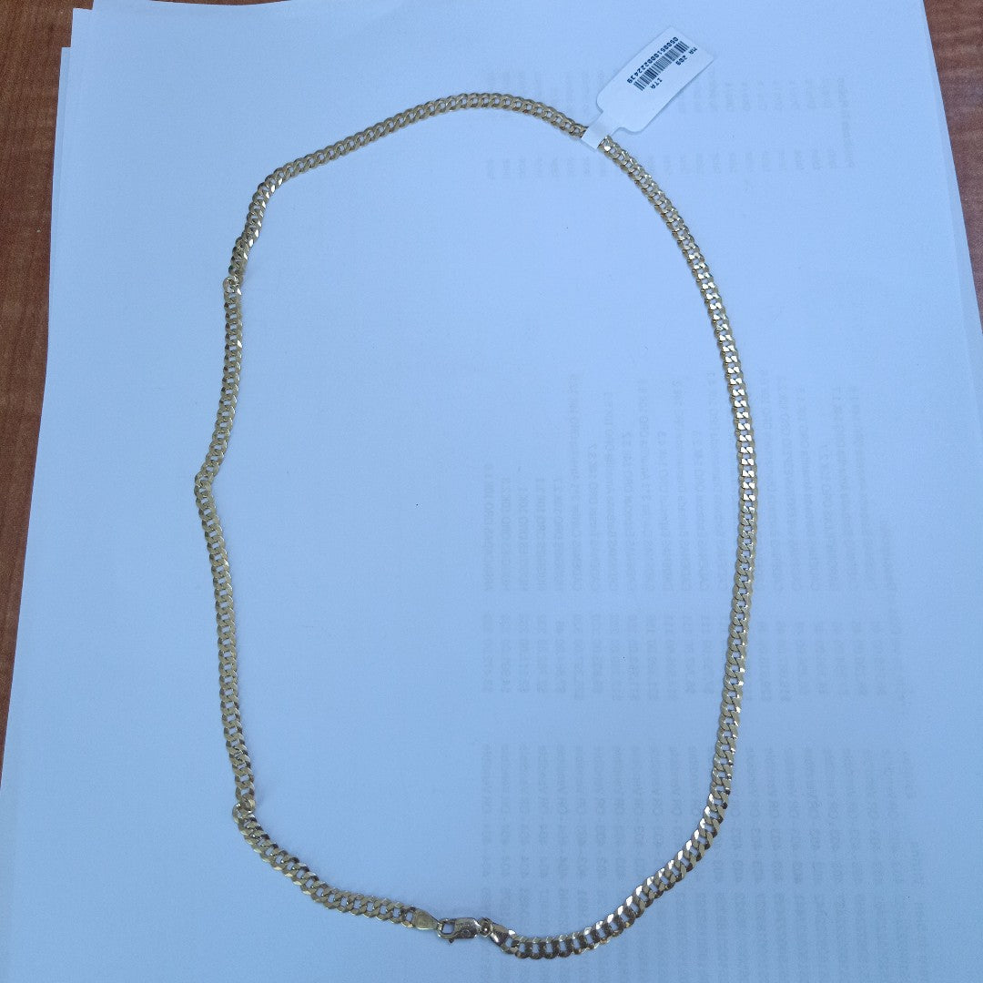 CADENAS BARBADA AMARILLA ORO 10K 10.6 (NUEVO)