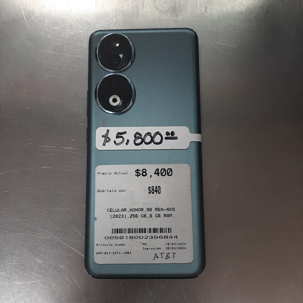 CELULAR HONOR 90 REA-NX9 (2023) 256 GB 8 GB RAM (SEMINUEVO)