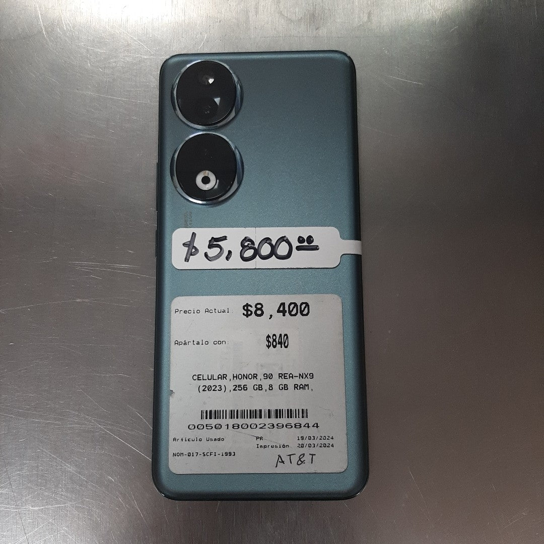 CELULAR HONOR 90 REA-NX9 (2023) 256 GB 8 GB RAM (SEMINUEVO)