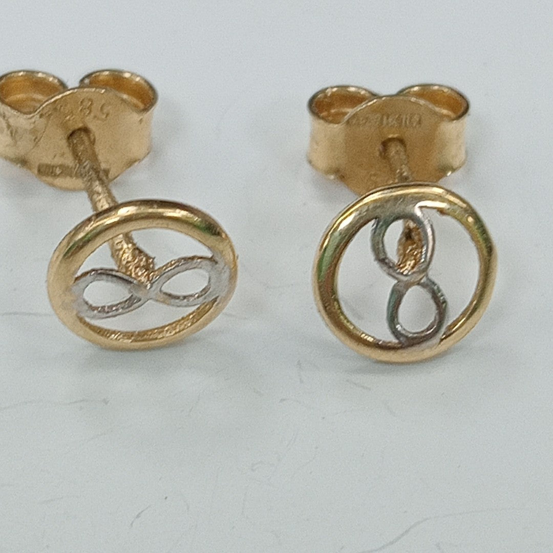 10176ARE20900B539 FRD25 ARETES ORO 14K 0.7GRS (NUEVO)
