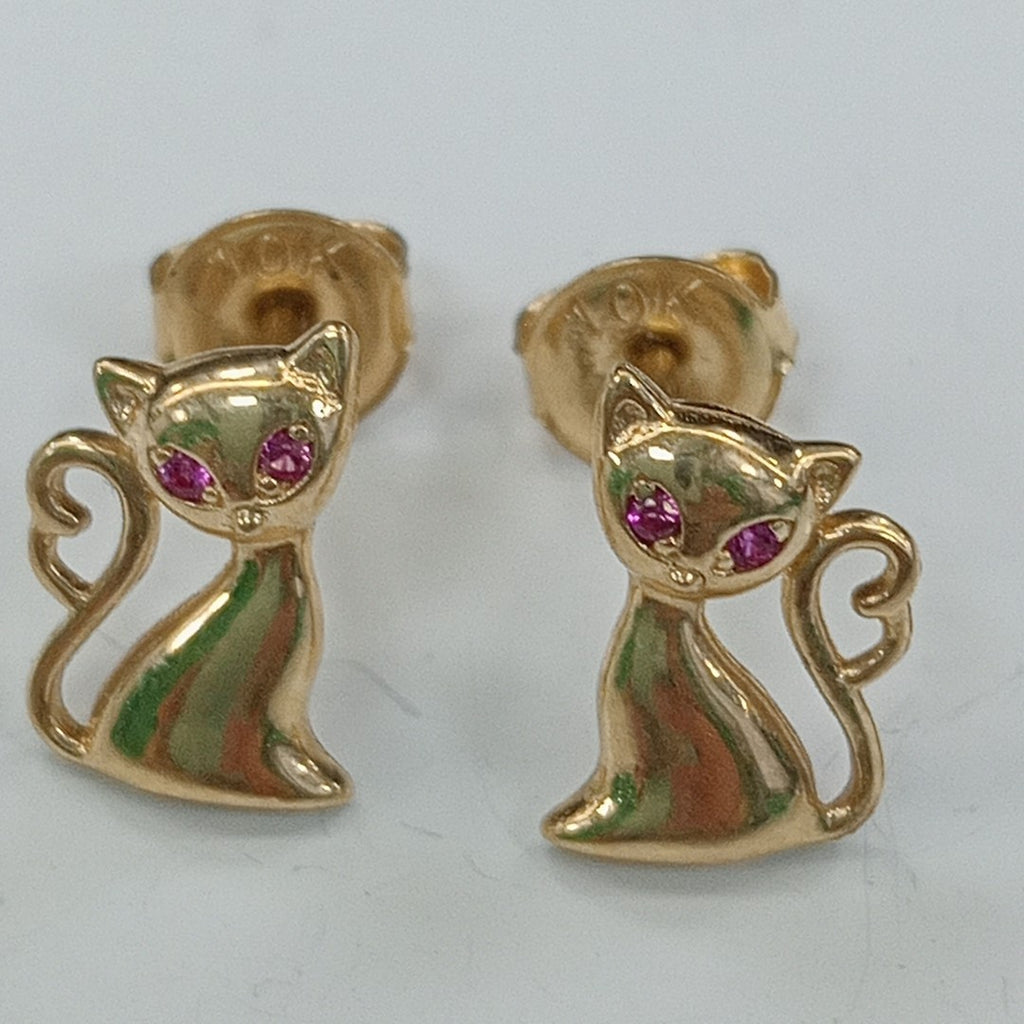 10110ARE13300A679 FRD22 ARETES ORO 10K 1.2GRS (NUEVO)