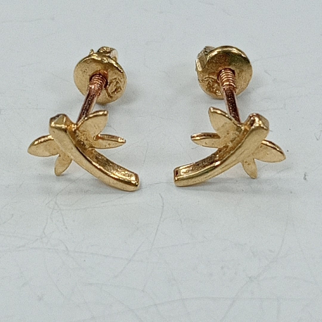BROQUELES ORO 14K 1 (NUEVO)