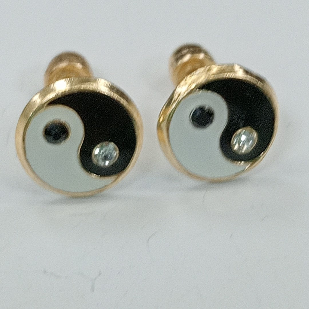 BROQUELES ORO 14K 1 (NUEVO)